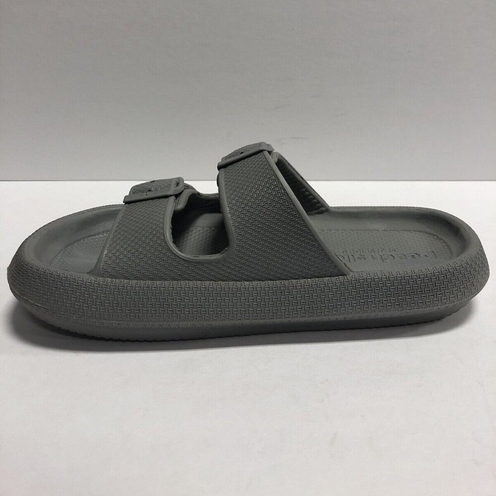 J Slides Women’s Socool Gray Sandals, Size 10m - image 2